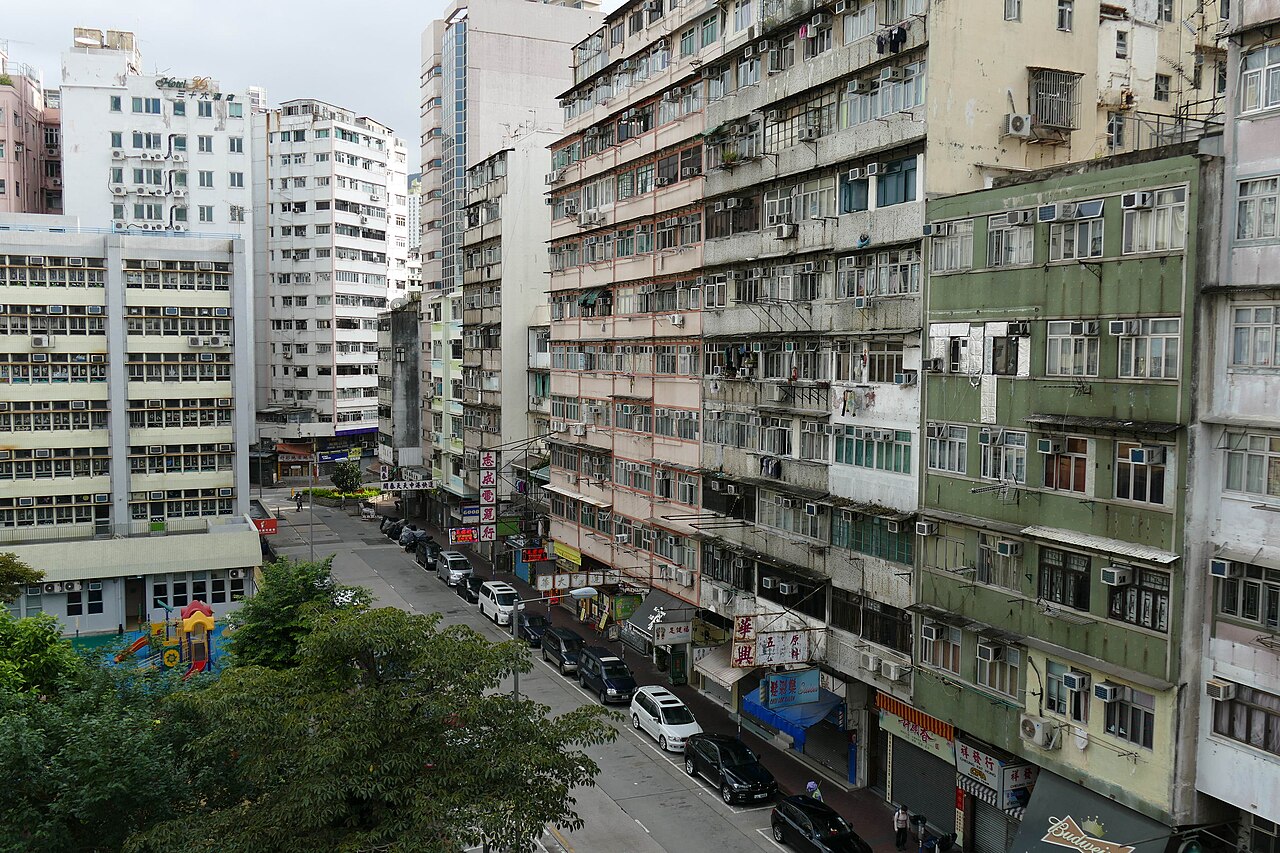 One of the most densely packed streetscapes on earth.